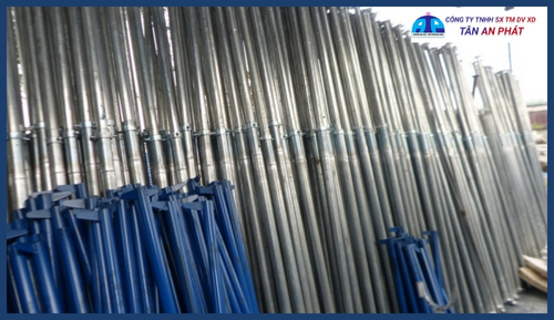 Ưu điểm nổi bật của cây chống tăng trong thi công cốp pha sàn