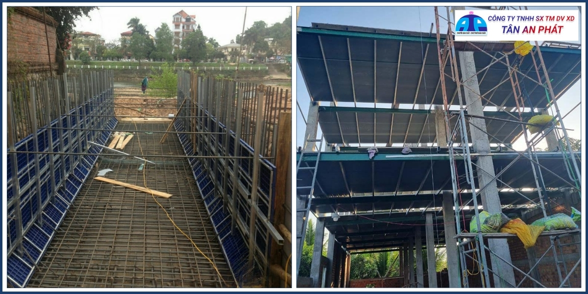 So sánh cốp pha nhựa với cốp pha truyền thống