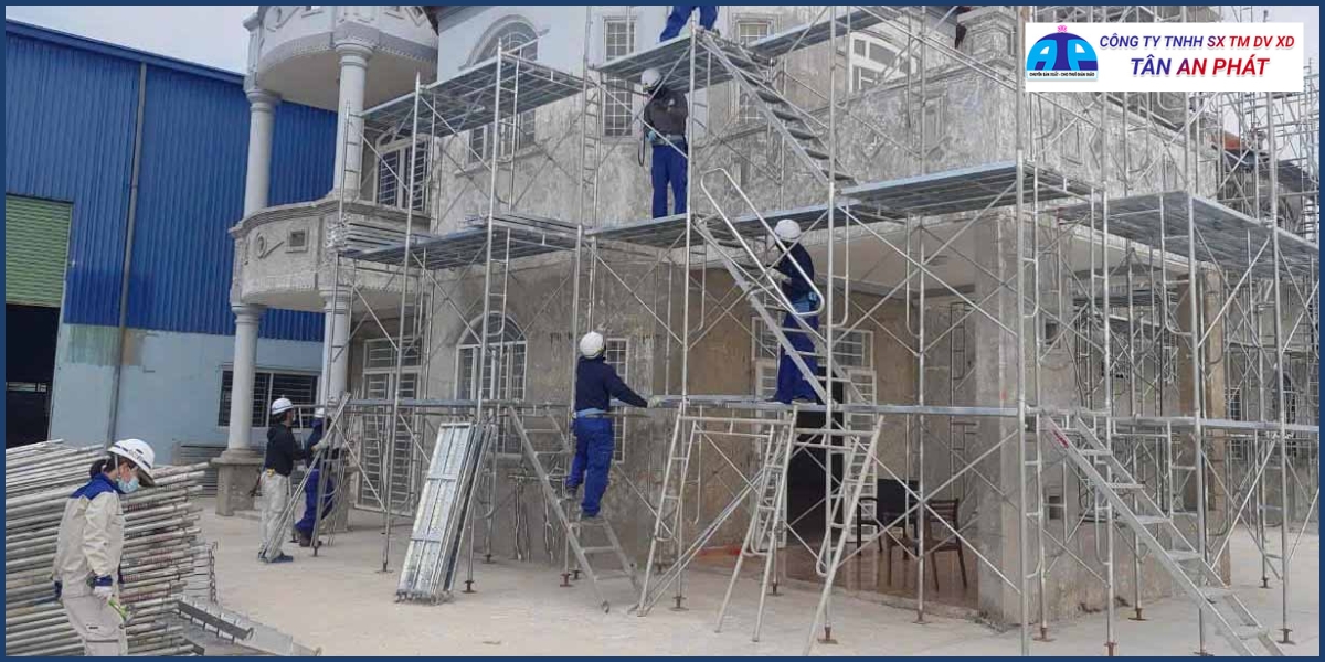 Dễ dàng lắp đặt và điều chỉnh dàn giáo chữ H